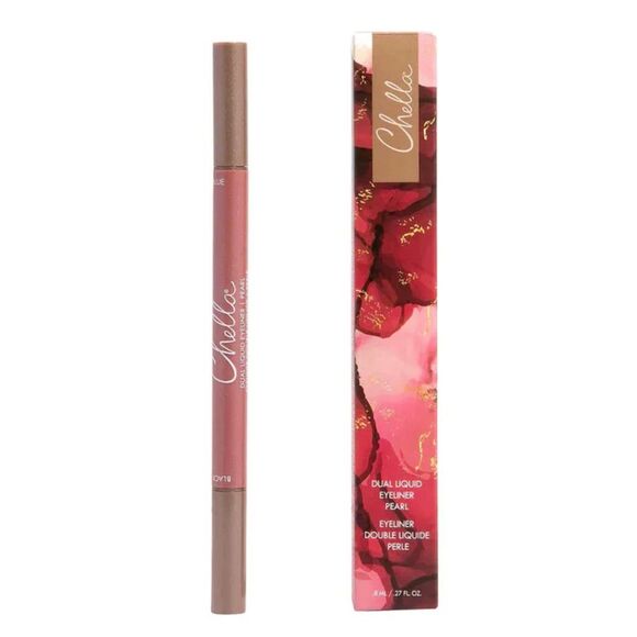 NIB Chella Dual Liquid Eyeliner in Pearl Dark Blue & Black - Picture 2 of 12